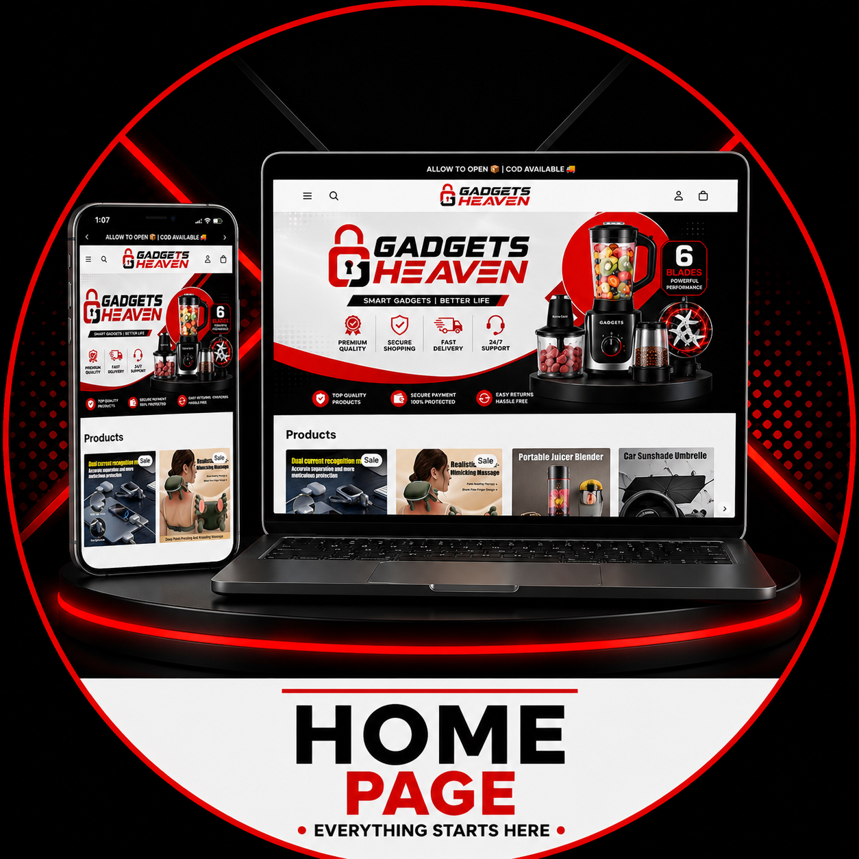 Home page