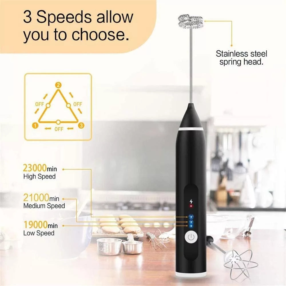 USB Rechargeable Coffee Frother