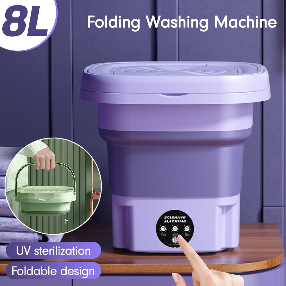 Foldable mini washing machine 8L