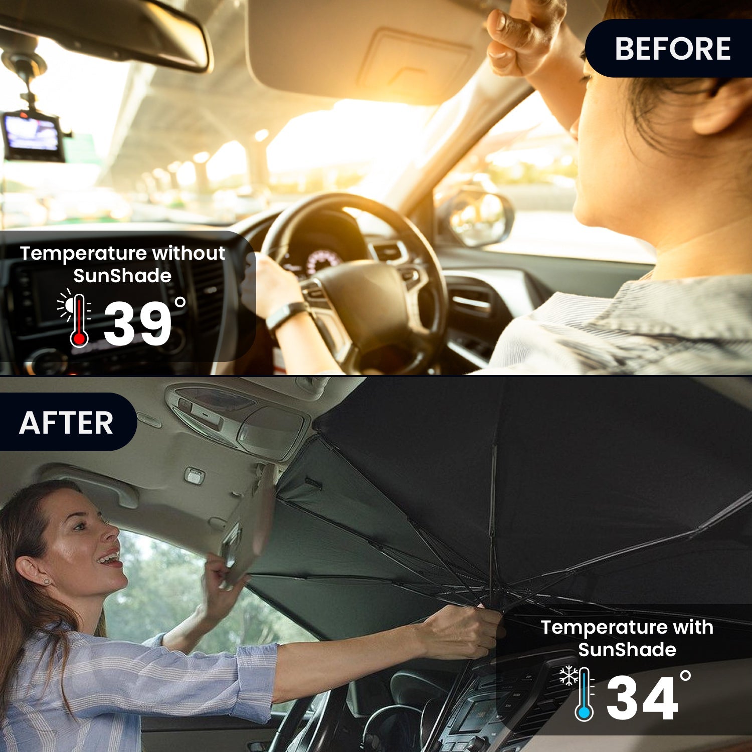 Car Sun Shade Umbrella