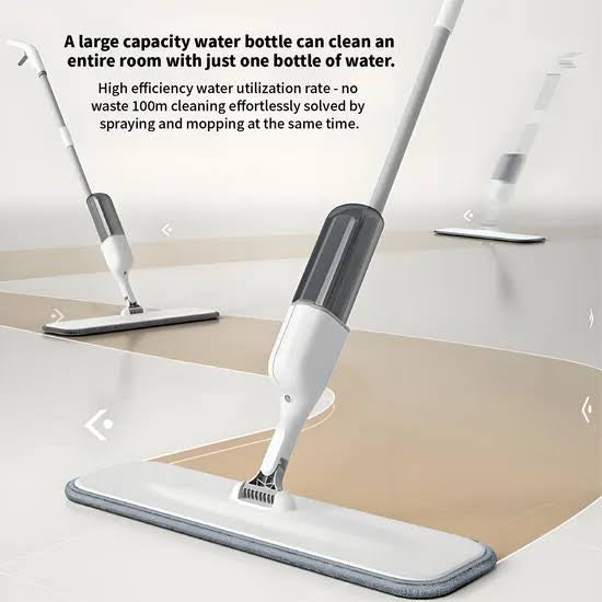 Premium Spray Floor Mop with Refillable Water Tank