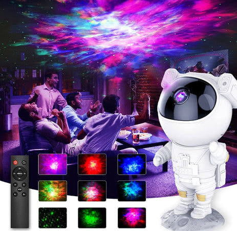 Astronaut Galaxy Projector Lamp