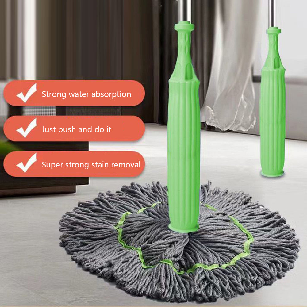 Premium Self-Wringing Microfiber Twist Mop | Hands-Free Floor Cleaning Mop
