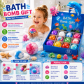 12PCS Kids Bath Bomb Gift Set – Colorful Fizzy Bath Toy Gift Box